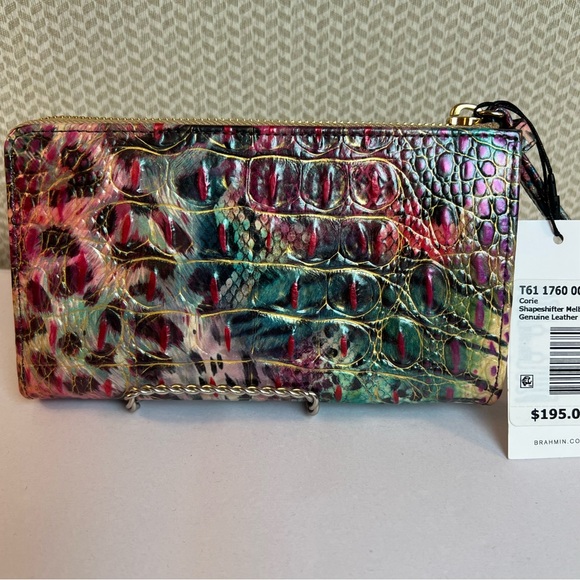 NWT Brahmin Corie Wristlet/Wallet in Shapeshifter - Picture 2 of 9